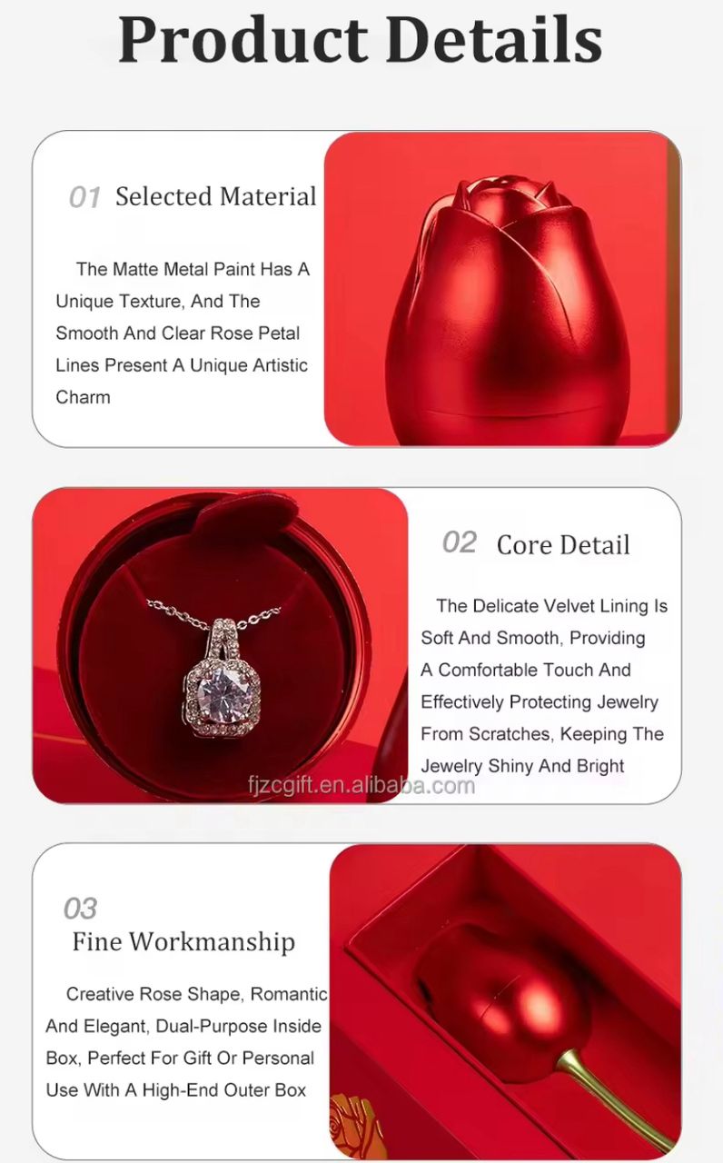 🌹 Rose éternelle en métal avec coffret cadeau – Élégance & amour intemporel